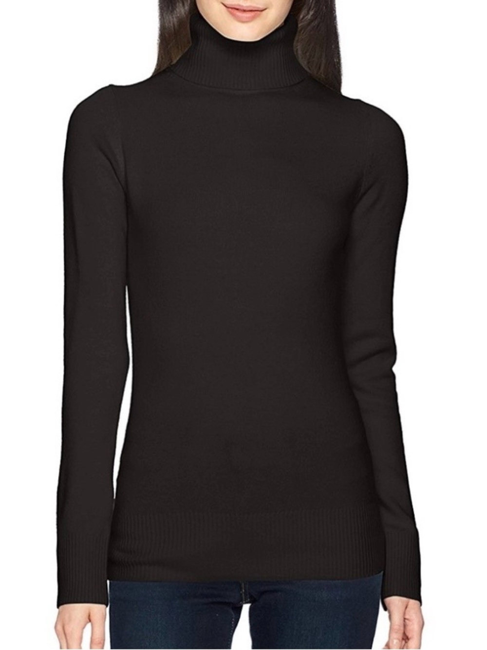 French Connection | Black Turtleneck Sweater | Size XL